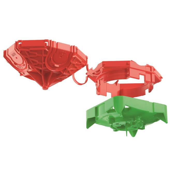 Kaiser Betonbau B1 Deckendose 1249-12 45° 2-teilig Auslassöffnung d:35mm (Inhalt 20 Stück)