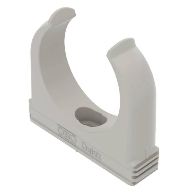 OBO 2955 M50 Quick-Schelle M50 PP ** lichtgrau RAL7035 2149034 (Inhalt 1 Stück) Install.Baumaterial