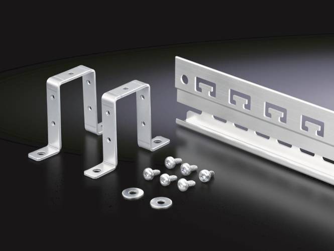 Rittal Schiene 1200mm SZ 2388125 f.EMV-Schirmbügel+Zugentlastung Industriematerial Schaltschränke