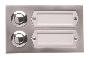 GRO AP Kontaktplatte 55532 ETA 502 GA 2fach Aluminium silber Install.Baumaterial