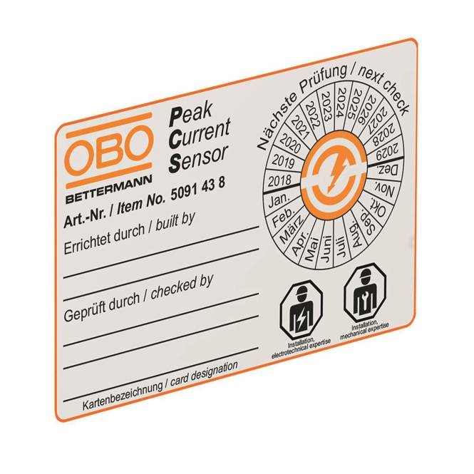 OBO PCS Magnetkarte 5091438 Install.Baumaterial Befestigungsmaterial Erdungssysteme