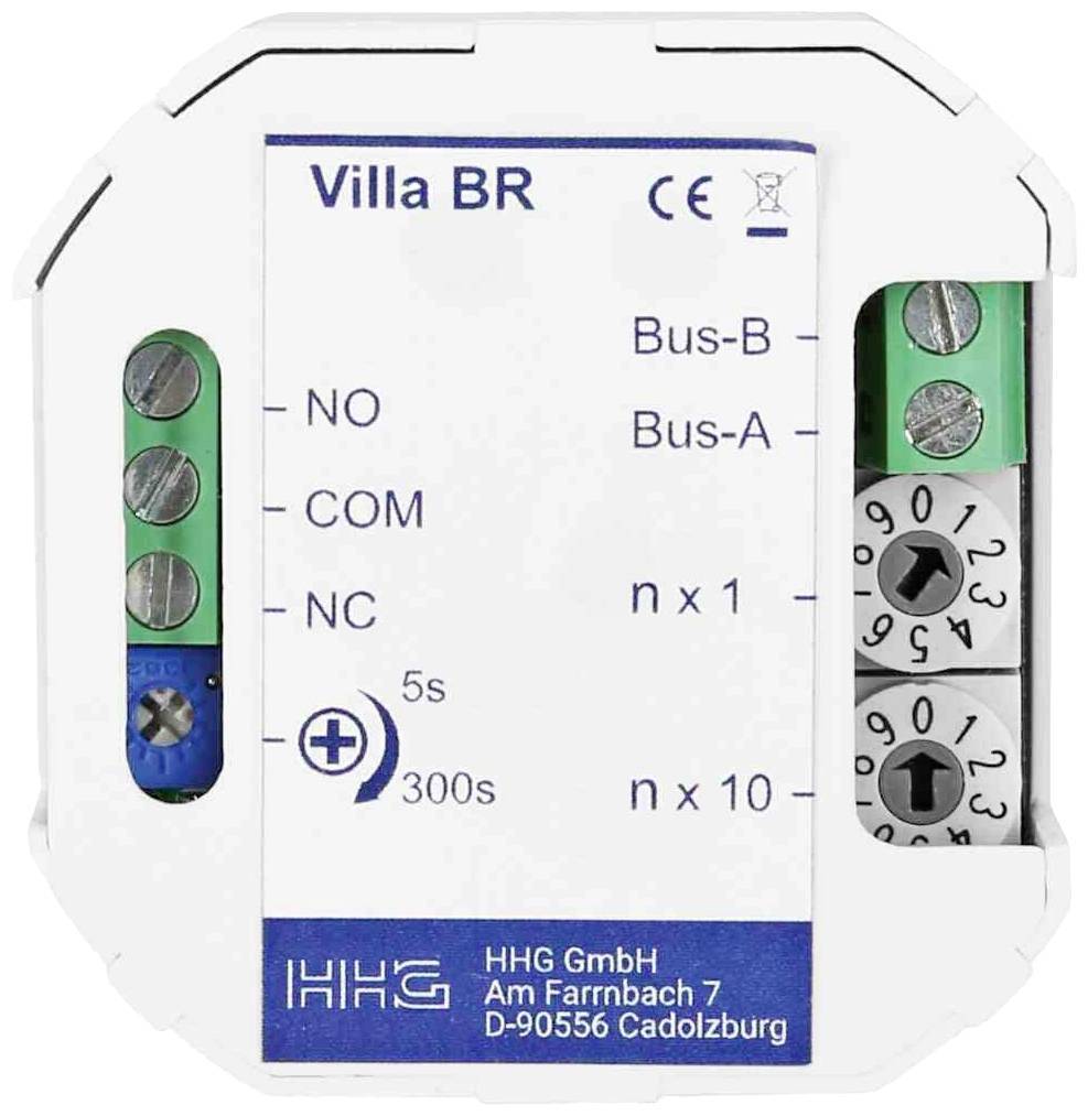 Villa BR Multifunktions- BR Busrelais f.1A Install.Baumaterial Hauskomm/Batt/Sicher