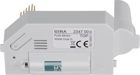 GIRA 234700 Funk Modul RWM Dual Q Rauchwarnmelder Install.Baumaterial Hauskomm/Batt/Sicher
