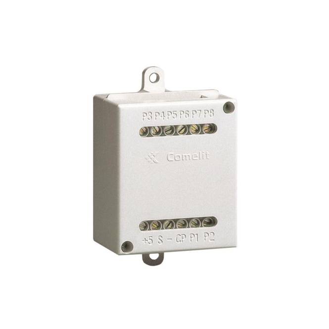 Comelit Tastenschnittstelle 3063D 8 ext.Taster 2-Draht SBC VIP 45x55x30mm Install.Baumaterial