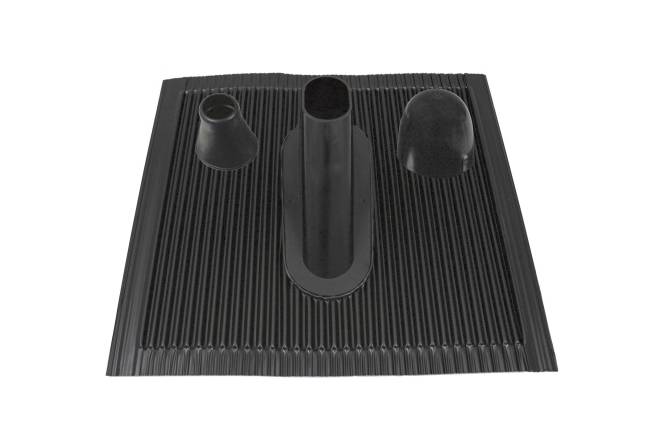 Televes Montageset schwarz SPAZ48SK für SPAHA 48/x Aluziegel MK 244022 Install.Baumaterial Antennen