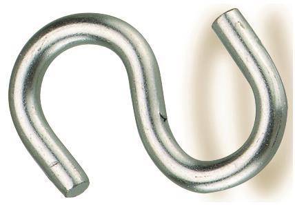 ERICO CADDY S-Haken S40 591580 galvanisch verzinkt (Inhalt 1 Stück) Install.Baumaterial