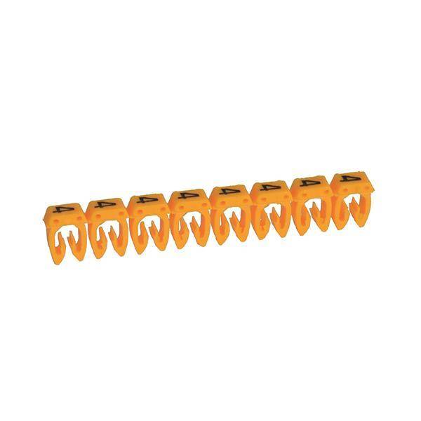 Legrand 038214 Kennzeichnungssystem CAB3 0,5-1,5qmm Ziffer:4 gelb (Inhalt 1200 Stück) Isolierung