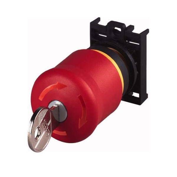 EATON M22-PVS/K01 NOT-HALT/AUS- 216514 Taste d38mm schlüssel. unbel. 1Ö Front. Industriematerial