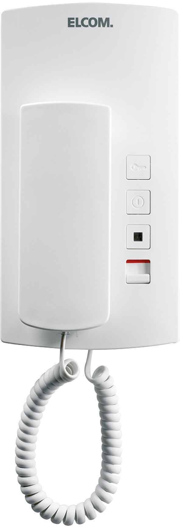 ELCOM 1+n Innensprechstelle m. HAT-402WS Hörer Magnetkontakt Install.Baumaterial Türkommunikation