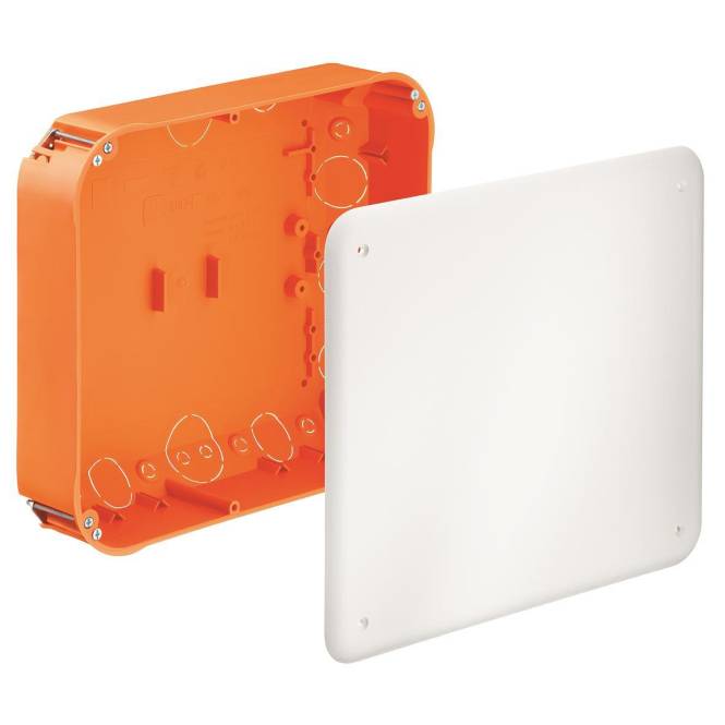 KAIS Abzweig-Kasten 9197-91 incl.Schraubdeck 235x205 Install.Baumaterial Verlegesys/Verbi.Mat