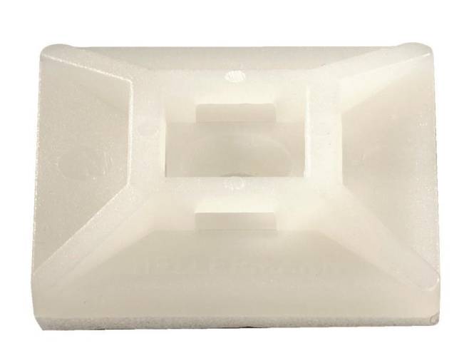 Hellermann MB4CA-PA66-NA(100) Klebesockel 29x29mm natur 151-28459 (Inhalt 100 Stück)