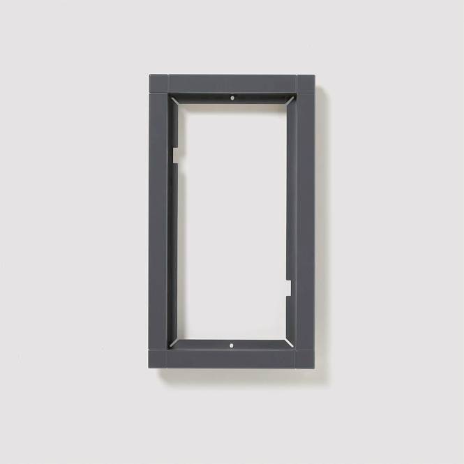 SIED Kombirahmen KR 611-2/1-0 AG anthrazitgrau 04955 Install.Baumaterial Hauskomm/Batt/Sicher