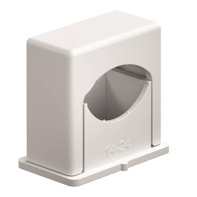 OBO 3051 LGR Druck-ISO-Schelle 14-24mm PS lichtgrau RAL7035 2101033 (Inhalt 1 Stück)