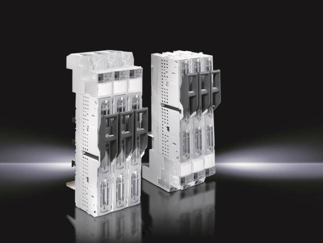 Rittal NH Gr.00 160A 3-pol SV 9346010 Sicherungs-Lastschaltleiste 60mm Mitten Industriematerial