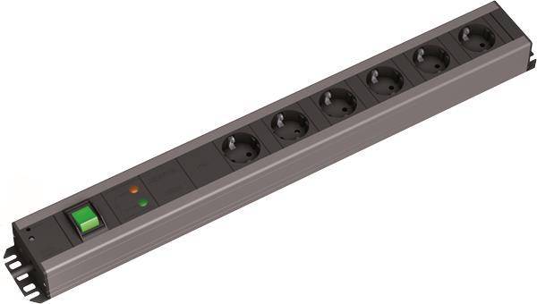 Bachmann Handwerkerleiste 300.012 6xSchuko GVS Install.Baumaterial Schaltermat/Geb.Steu