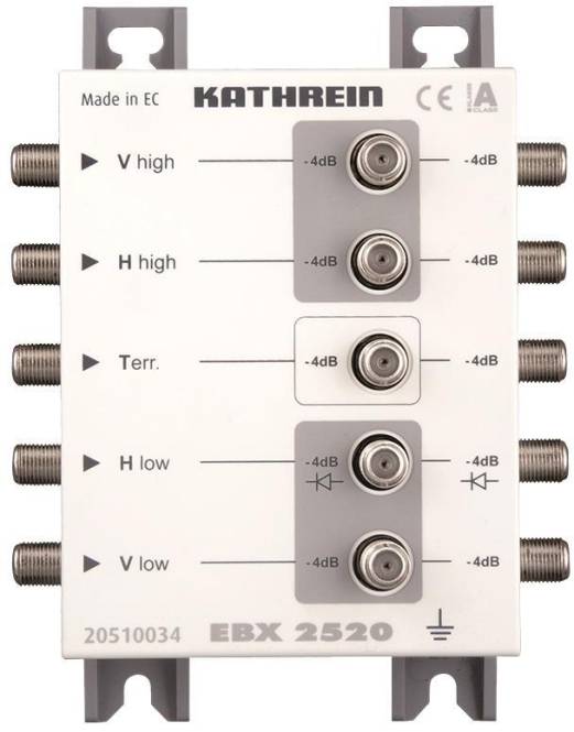 KATH Sat-ZF Verteiler EBX 2520 Install.Baumaterial Antennen Antennen-Zub.allgem.