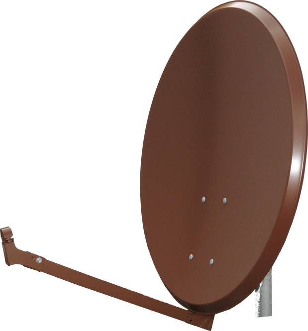 Televes Alu-Reflektor ziegelrot S80EL-Z 73x80cm,Easy-Line 793304 Install.Baumaterial Antennen