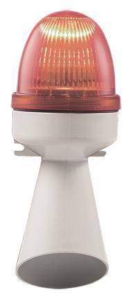 GRO Kombi-Hupe 24V DC mit 31341 Hupe WL 6311 Warnlicht Industriematerial Ind-Schaltgeraete