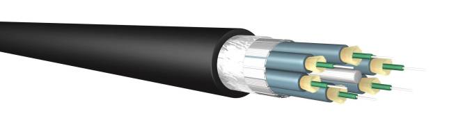 DRAKA LWL Minibreakoutkabel I-V(ZN)H 4G50/125 OM3 Stecker+Spleißmontage (Inhalt 1 Stück) Leitungen