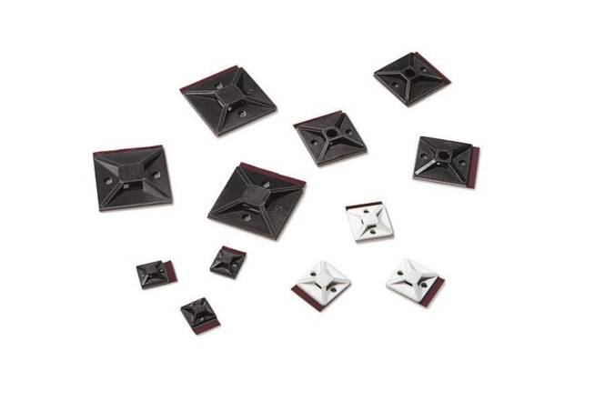 Hellermann MB3APT-A-PA66-BK (100) Klebesockel 19x19mm MB3APT-A 151-02244 (Inhalt 100 Stück)