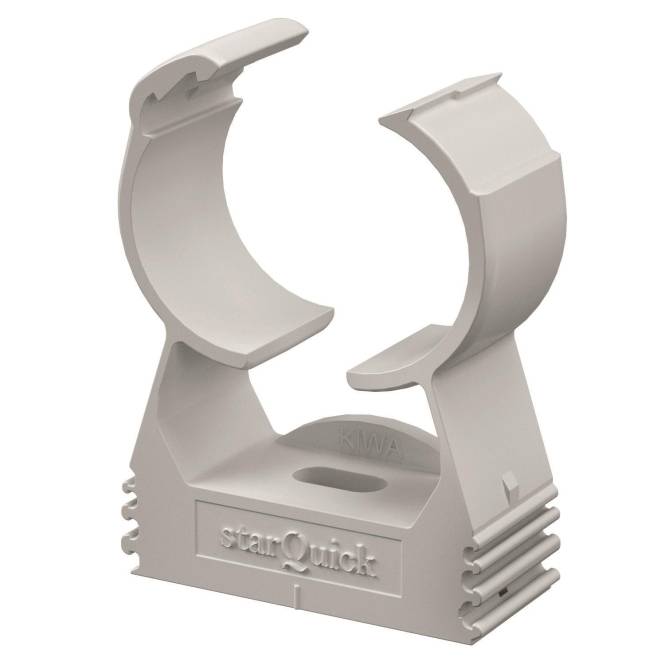 OBO SQ-25 LGR starQuick-Schelle 24-28mm PA lichtgrau RAL7035 2146207 (Inhalt 50 Stück)