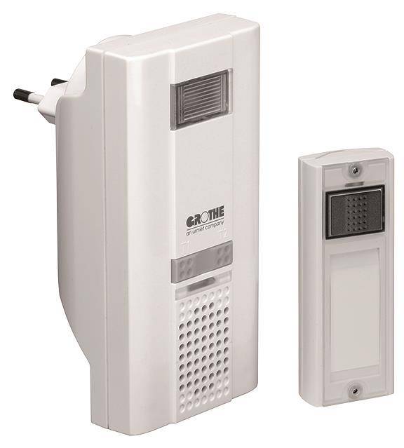 GRO Funk Steckdosen Gong-Set 43310 Mistral 400 Reichweite 500m Install.Baumaterial