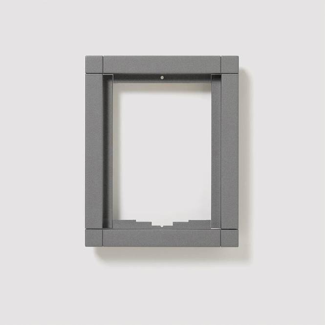 SIED Kombi-Rahmen KR611-1/1-0DG Dunkelgrau-Glimmer 38728 Install.Baumaterial Hauskomm/Batt/Sicher