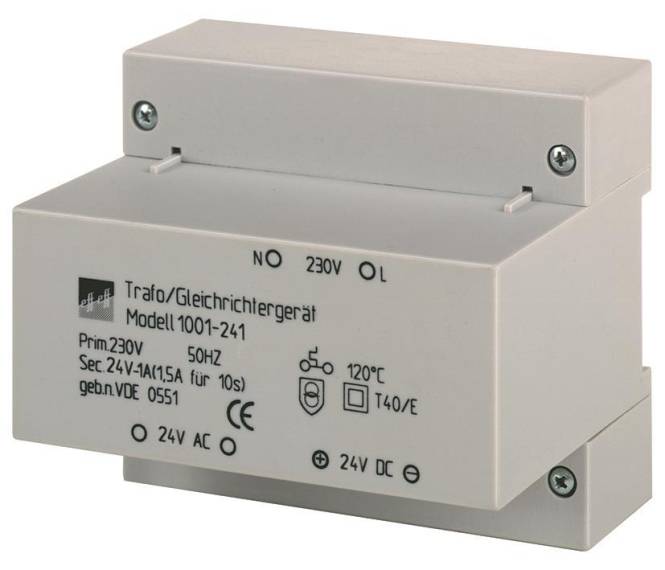 FF AP/REG Trafo-Gleichrichter 1001-12-1 12V AC/DC 230V ALT:1002-121 Install.Baumaterial