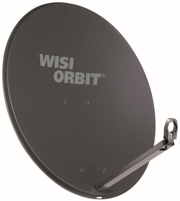 WISI Sat-Offsetantenne 80cm OA38H Aluminium graphitgrau Install.Baumaterial Antennen