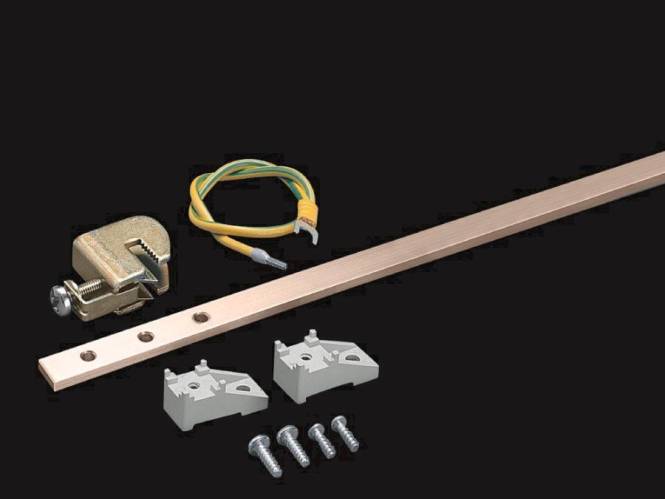 Rittal Erdungsschiene 1000mm DK 7543000 Industriematerial Schaltschränke Schaltschr.Gehäuse