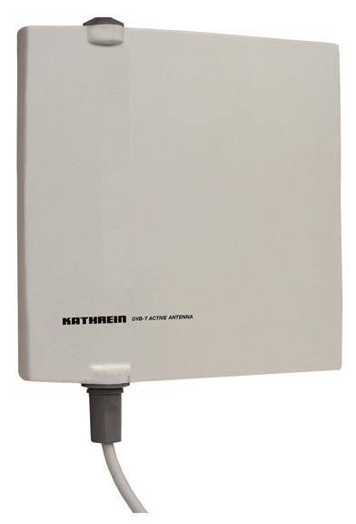 KATH aktive DVB-T2-Antenne außen BZD 40 DAB+, ohne Netzteil, inkl. 10m Kabel Install.Baumaterial