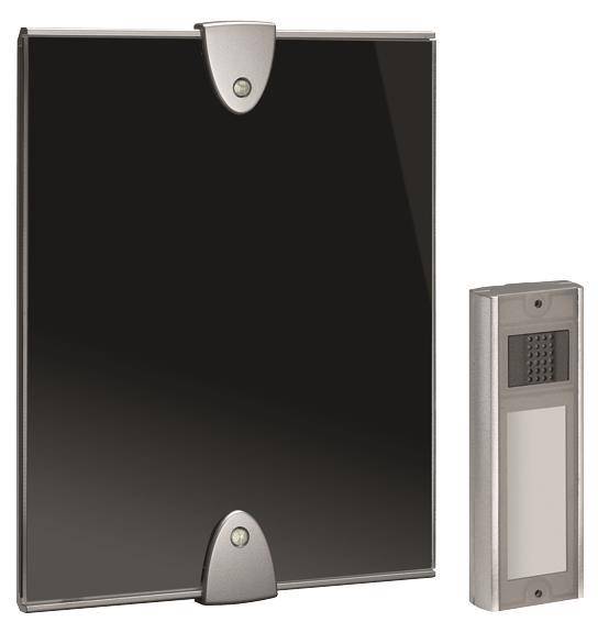 GRO Funkgong-Set MISTRAL 600 Reichw. 500m 17Melod. 43400 Install.Baumaterial Hauskomm/Batt/Sicher