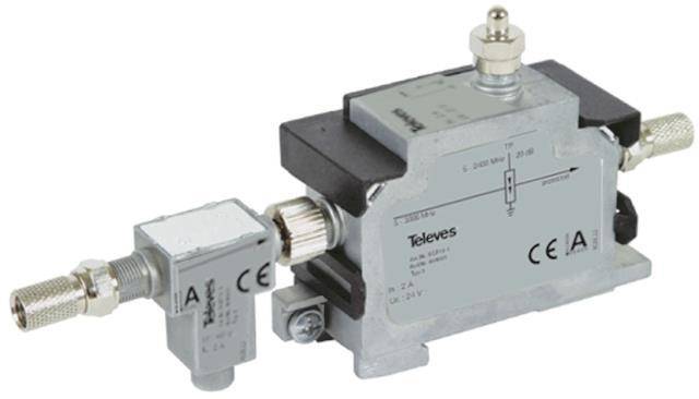 Televes Kombi-Ableiter f.Grob-/ UGF13-1 Feinschutz Typ 1+3 75Ohm SAT/BK 494801 Install.Baumaterial