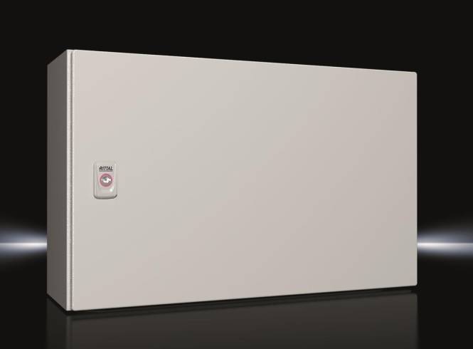 Rittal Kompakt-Schaltschrank AX 1039000 1-türig, BHT: 600x380x210 mm Stahlblech Industriematerial