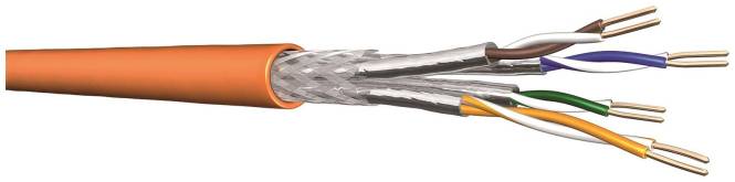 Datenkabel UC900SS23/1 4P FRNC-C Cat7 100 m Ring 4x2x AWG 23 Cca 60091661 (Inhalt 100 Stück) und
