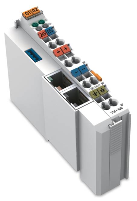 WAGO 750-628 Kopplermodul zur Busverlängerung, lichtgrau Industriematerial Automatisier.Technik