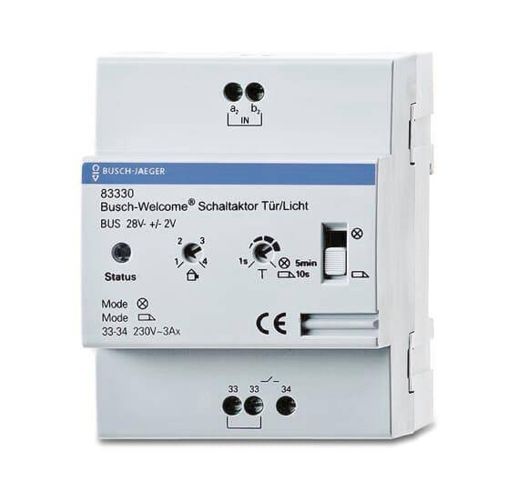 BJ Schaltaktor Tür/Licht REG 83330 Install.Baumaterial Hauskomm/Batt/Sicher Türkommunikation