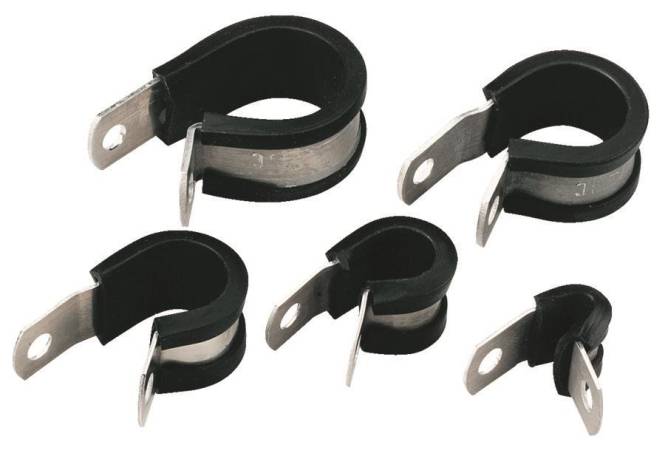Hellermann ALU26C-AL/CR-BK(50) Bef.- schelle m.Profil natur/211-15260 (Inhalt 50 Stück)