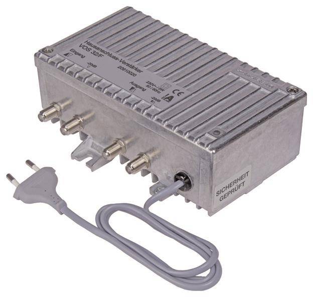 KATH Hausanschluss-Verstärker VOS 32/F 26/32dB 47/85-862MHz Install.Baumaterial Antennen