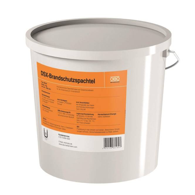 OBO DSX-E Dämmschichtbildner im Eimer 5kg 7202302 Install.Baumaterial Befestigungsmaterial Baustoff
