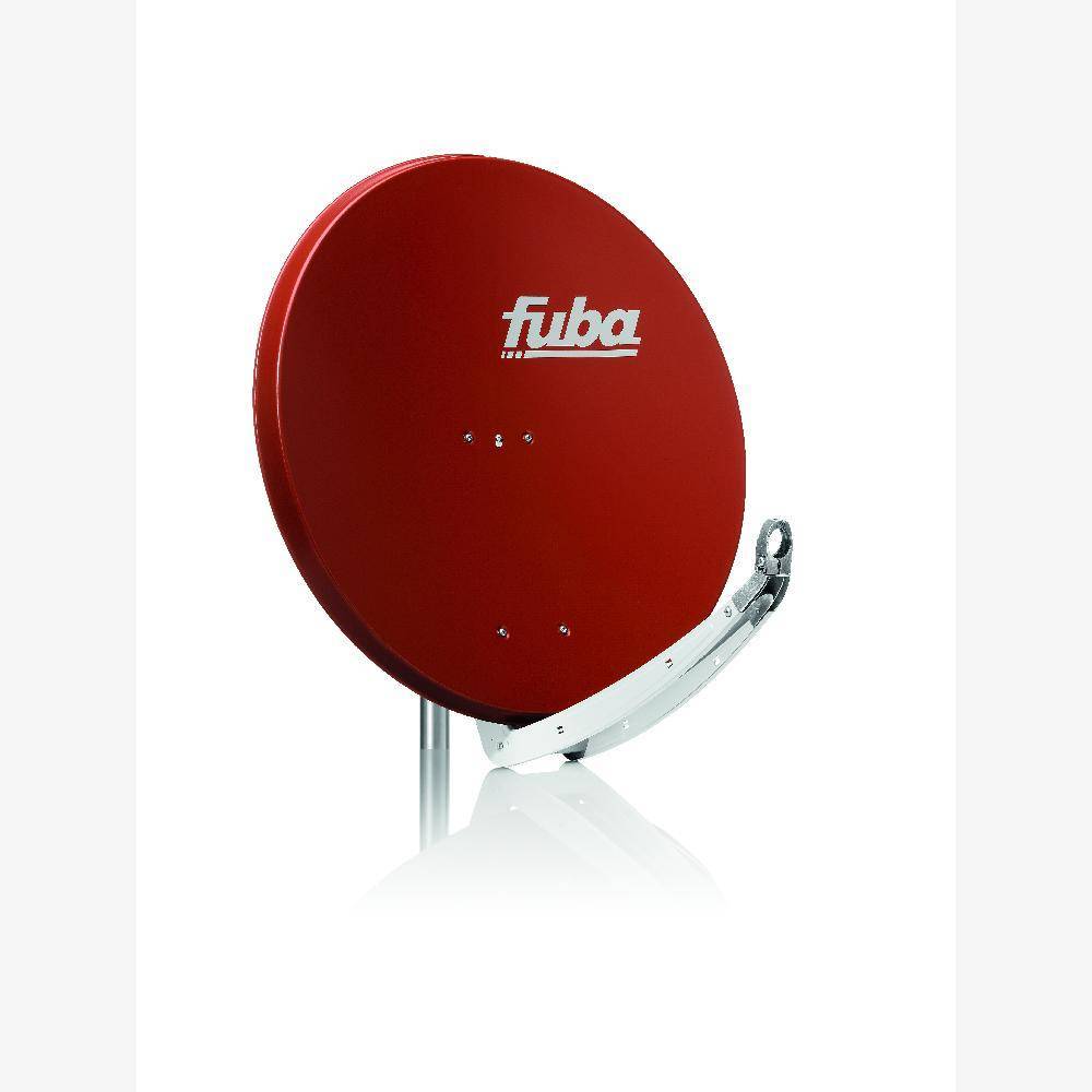 Fuba DAA 850 R Satellitenantenne rot Hochleistungs- 85x85cm Aluminium Install.Baumaterial Antennen