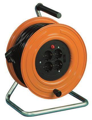 SCHILL Mt-Handtrommel HT280.S4.50KG315 mit 50m H05RR-F 3G1,5 Install.Baumaterial