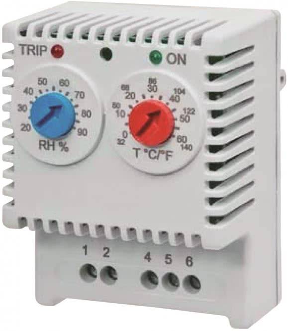 ELMEKO Elektronischer Thermo- ETUH 22 Hygrostat 22 230V 50/60Hz 15ETUH022 Industriematerial