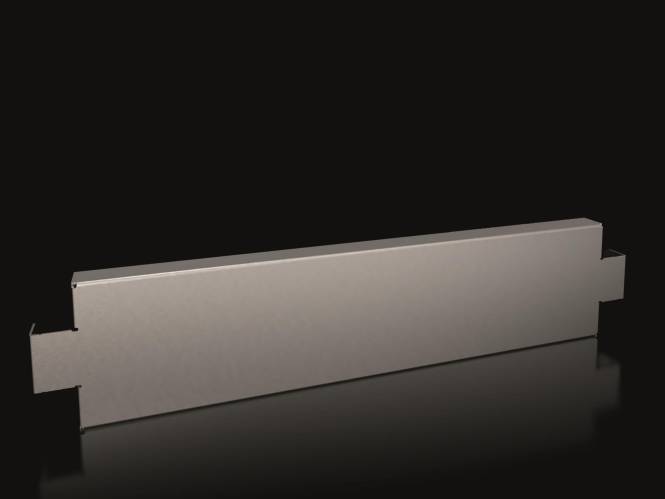 Rittal Sockel-Blende 1=2 VX 8620.072 seitlich H:100mm f.T:600mm Edelstahl Industriematerial