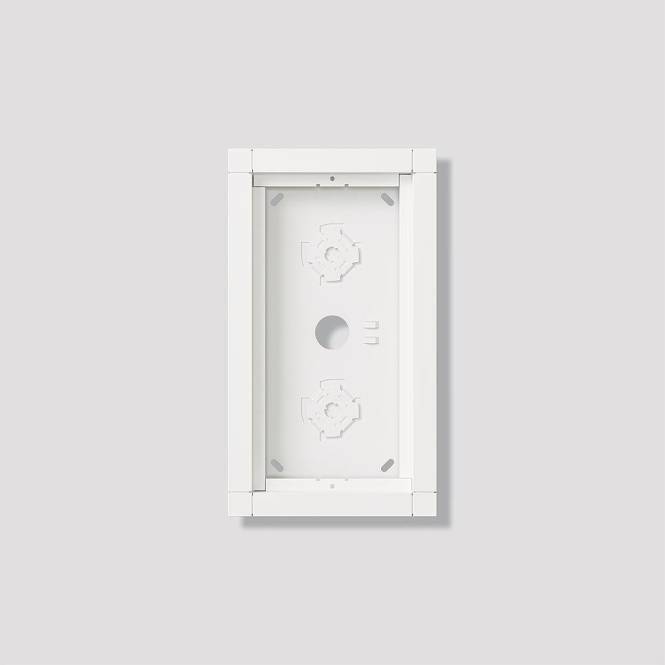 Siedle Gehäuse-AP GA 612-2/1-01 W Install.Baumaterial Hauskomm/Batt/Sicher Türkommunikation