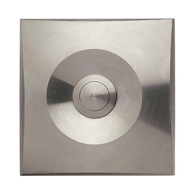 GRO AP Kontaktplatte 55541 ETA S 200 1fach Edelstahl Install.Baumaterial Hauskomm/Batt/Sicher