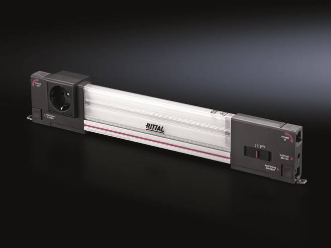 Rittal Leuchte LED 900lm SZ 2500210 100-240V 437mm m.Steckdose Industriematerial Schaltschränke
