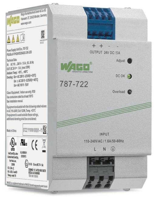 WAGO 787-722 Stromversorgung,Eco,1-phasig Industriematerial Automatisier.Technik Industrie Stromvers