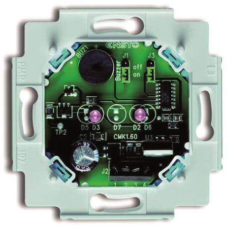 BJ Infoline Warnmelder 1563U-12 rot Install.Baumaterial Hauskomm/Batt/Sicher Türkommunikation