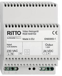 Ritto Video Netzgerät RGE1648102 Install.Baumaterial Hauskomm/Batt/Sicher Türkommunikation